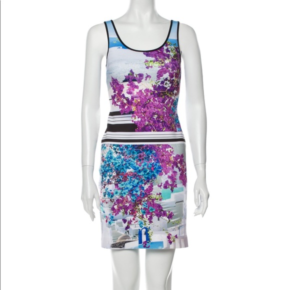 Clover Canyon Santorini Stripe Neoprene dress - Picture 1 of 14